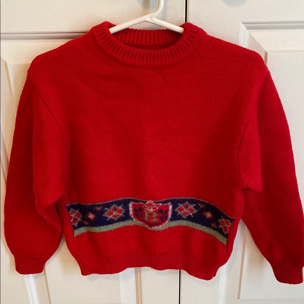 Warm Wool Benetton Crew Neck Sweater